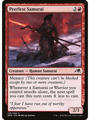 Peerless Samurai (foil) | Inglés | NM | NEO