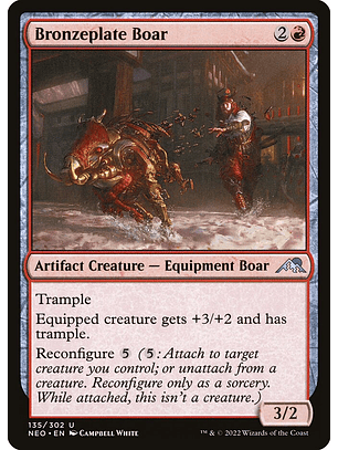 Bronzeplate Boar (foil) | Inglés | NM | NEO