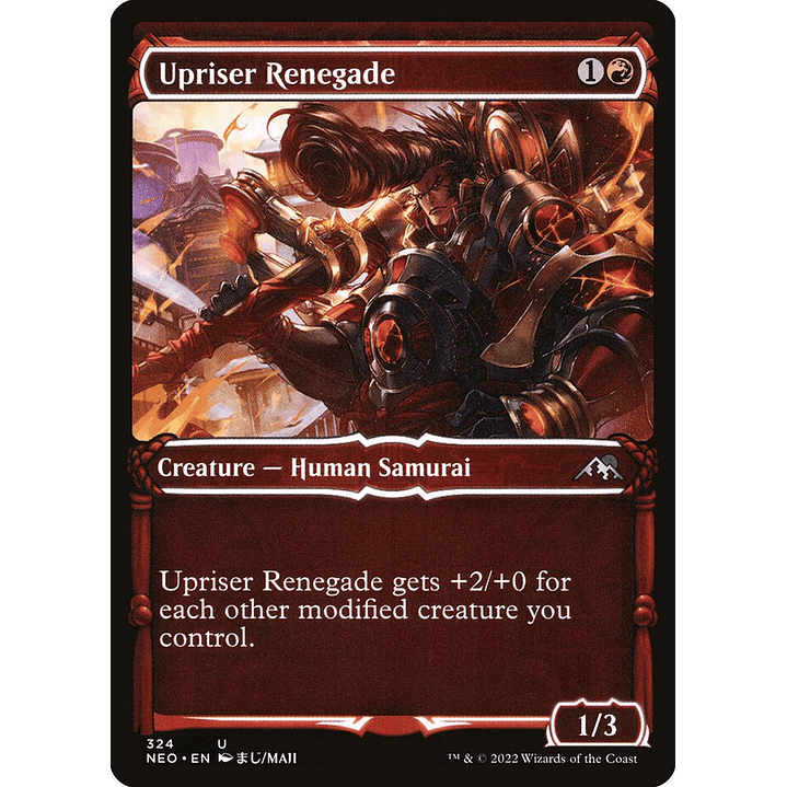 Upriser Renegade (Showcase) | Japonés | NM | NEO 1