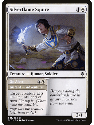 Silverflame Squire // On Alert | Inglés | NM | ELD