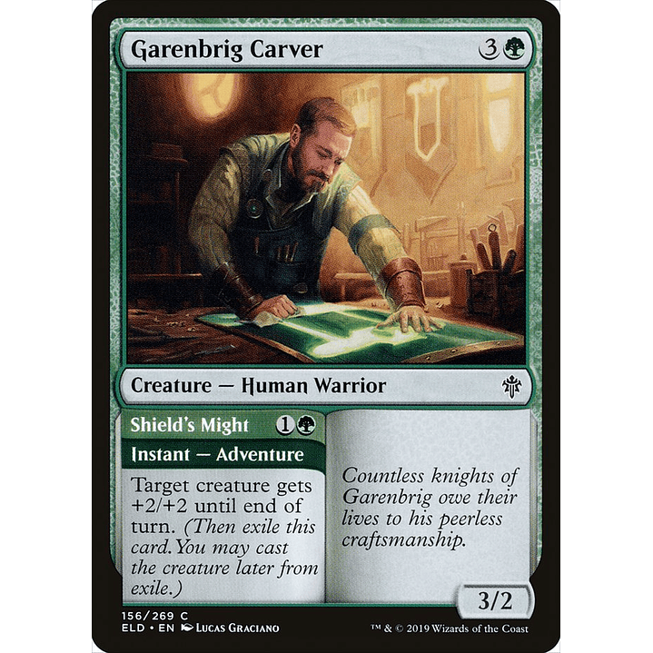 Garenbrig Carver // Shield's Might | Inglés | NM | ELD 1