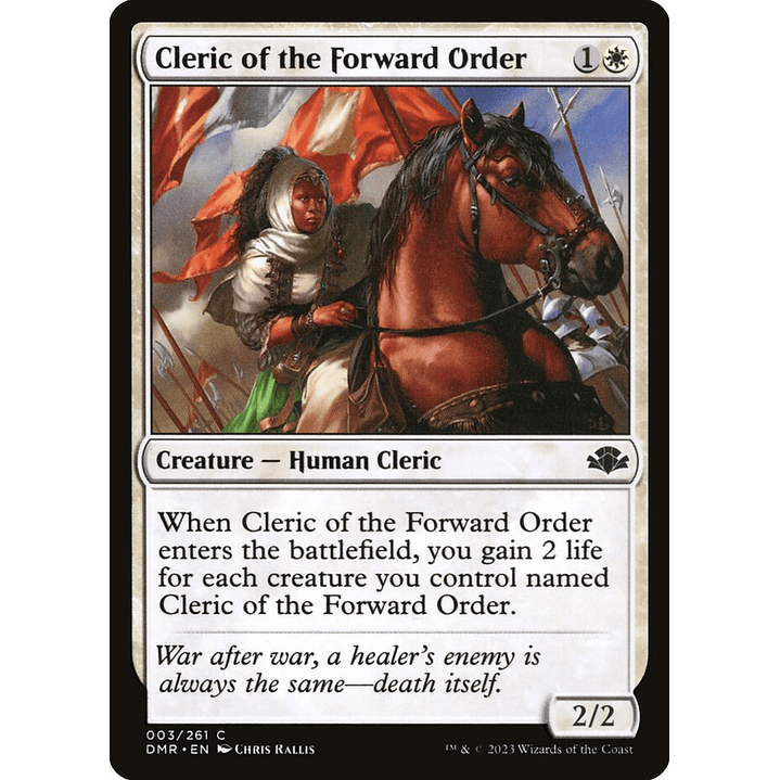 Cleric of the Forward Order | Español | NM | DMR 1
