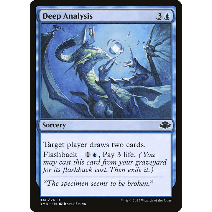 Deep Analysis (foil) | Español | NM | DMR 1