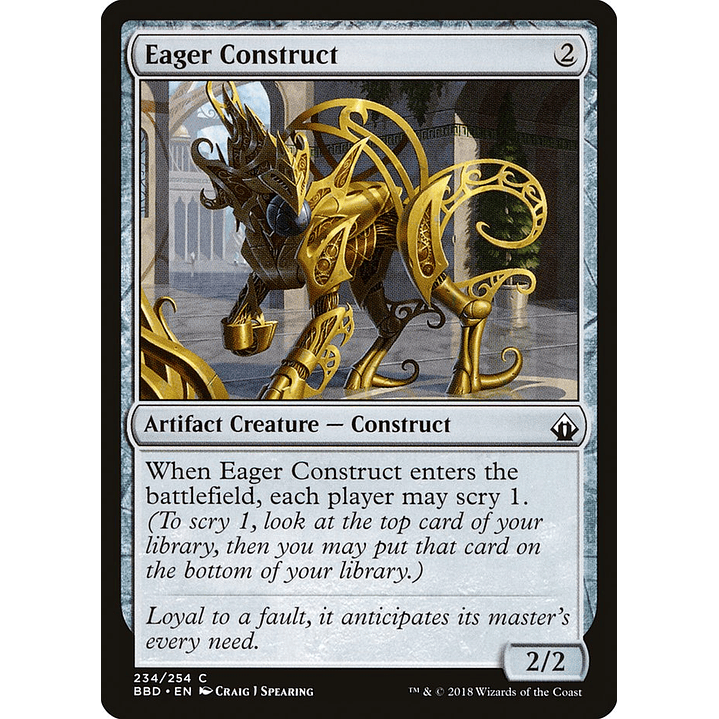 Eager Construct | Inglés | NM | BBD 1