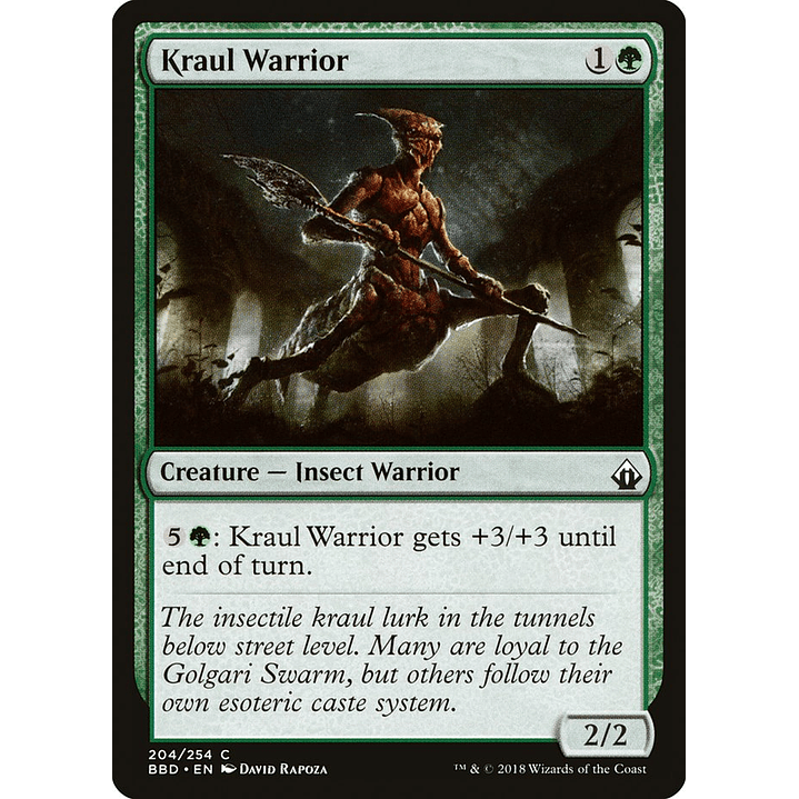 Kraul Warrior | Inglés | NM | BBD 1