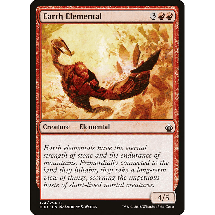 Earth Elemental | Inglés | NM | BBD 1