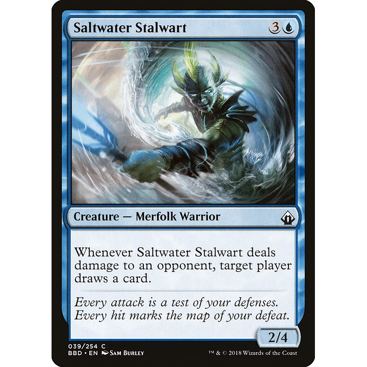Saltwater Stalwart | Inglés | NM | BBD 1