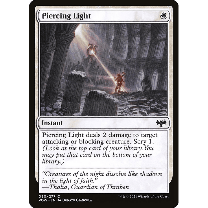 Piercing Light | Español | NM | VOW 1