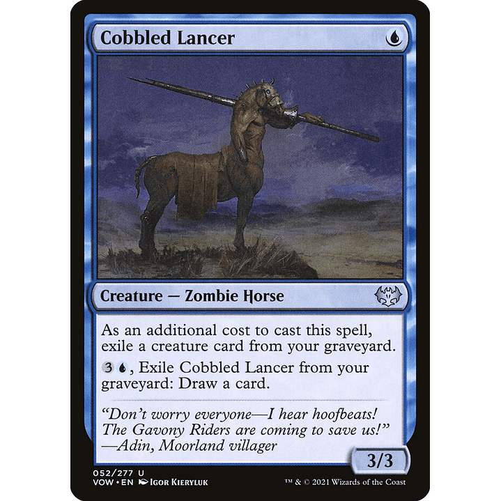 Cobbled Lancer | Español | NM | VOW 1