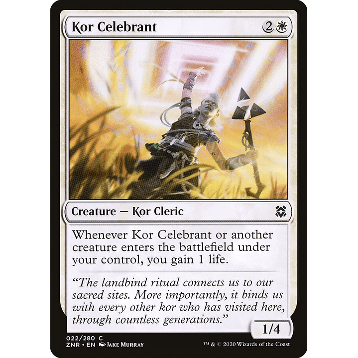 Kor Celebrant | Español | NM | ZNR 1