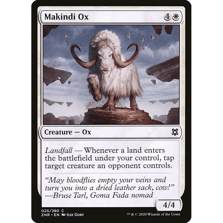 Makindi Ox | Español | NM | ZNR 1