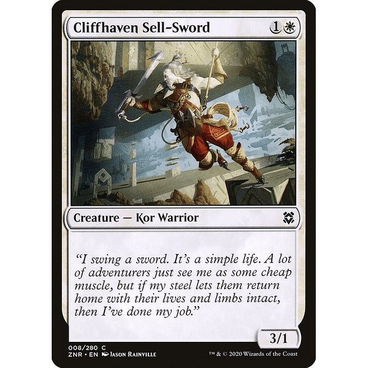 Cliffhaven Sell-Sword | Español | NM | ZNR 1