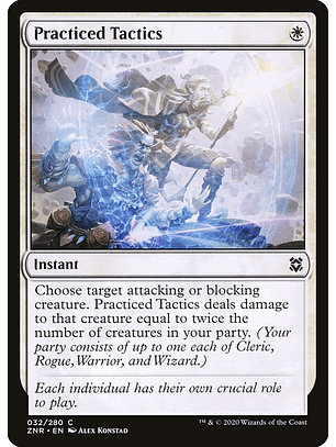 Practiced Tactics | Español | NM | ZNR