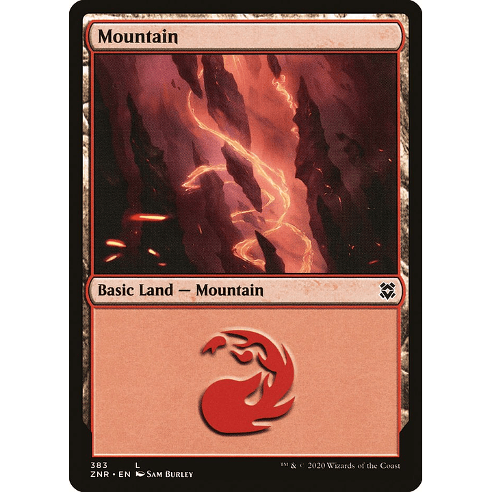 Mountain (foil) | Español | NM | ZNR 1