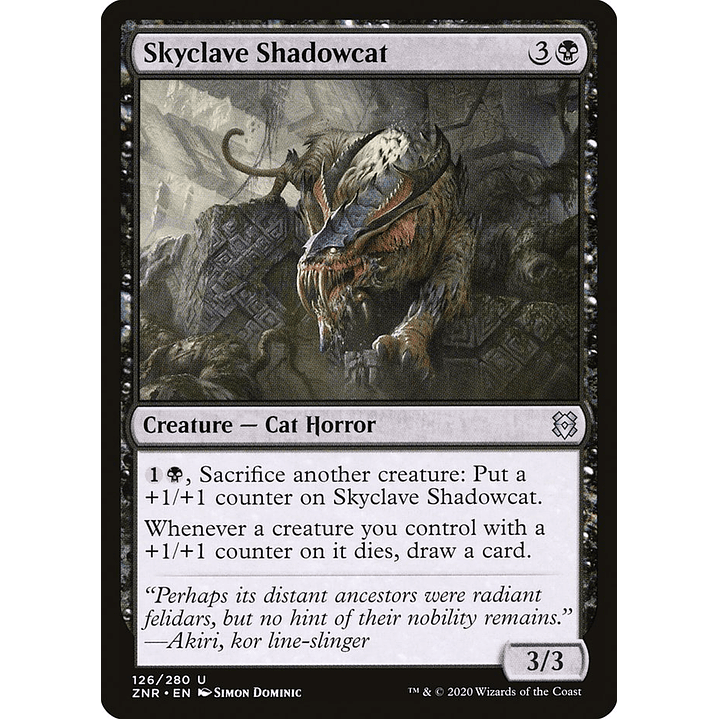 Skyclave Shadowcat | Español | NM | ZNR 1