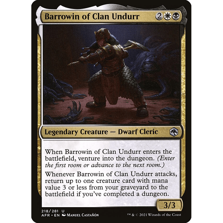Barrowin of Clan Undurr | Inglés | NM | AFR 1