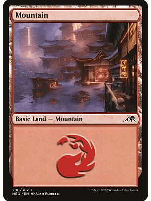 Mountain (foil) | Inglés | NM | NEO