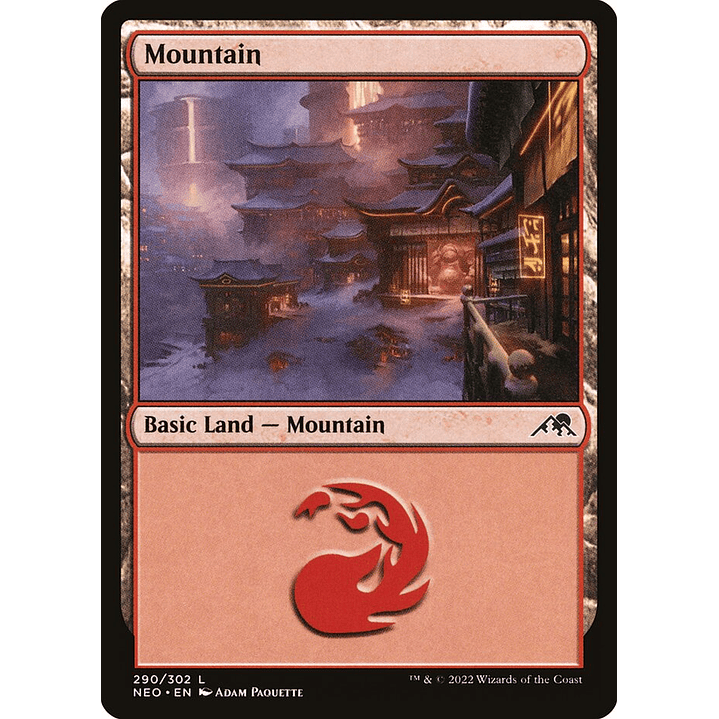 Mountain (foil) | Inglés | NM | NEO 1