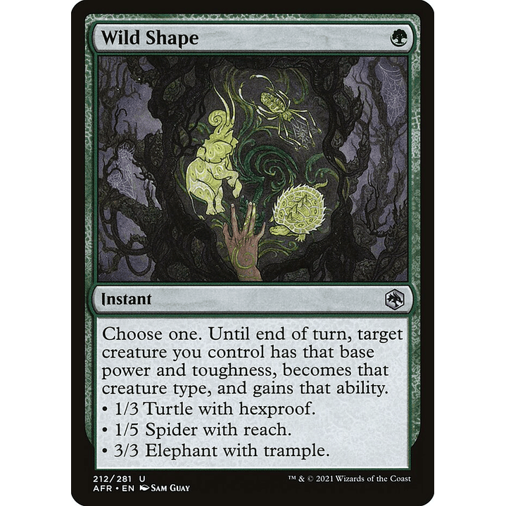 Wild Shape | Inglés | NM | AFR 1