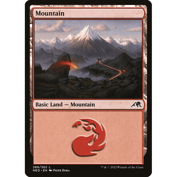Mountain (foil) | Inglés | NM | NEO 1