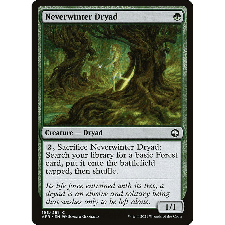 Neverwinter Dryad | Inglés | NM | AFR 1