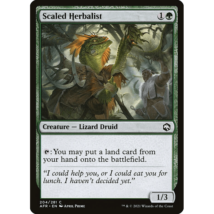 Scaled Herbalist | Inglés | NM | AFR 1