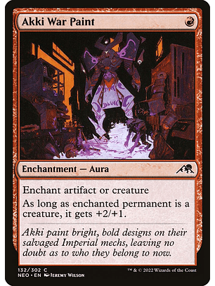 Akki War Paint | Español | NM | NEO