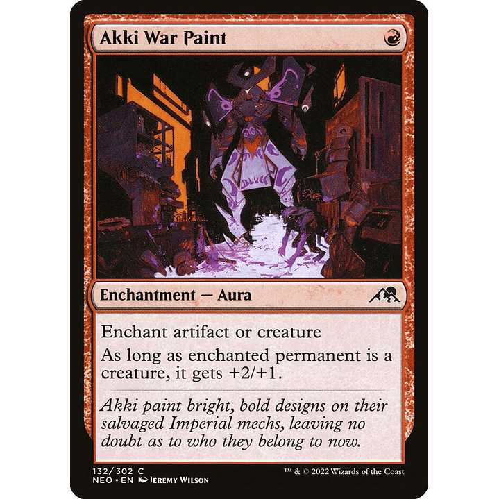 Akki War Paint | Español | NM | NEO 1