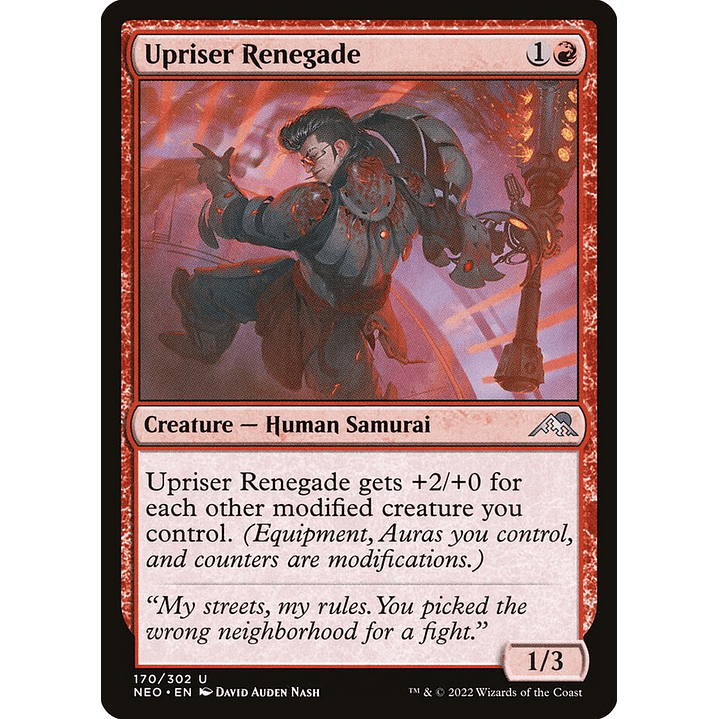 Upriser Renegade | Español | NM | NEO 1