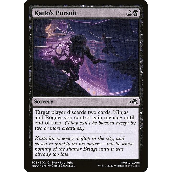 Kaito's Pursuit | Español | NM | NEO 1