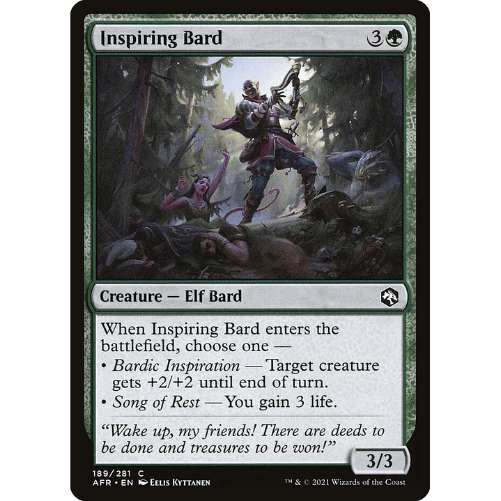 Inspiring Bard | Español | NM | AFR 1