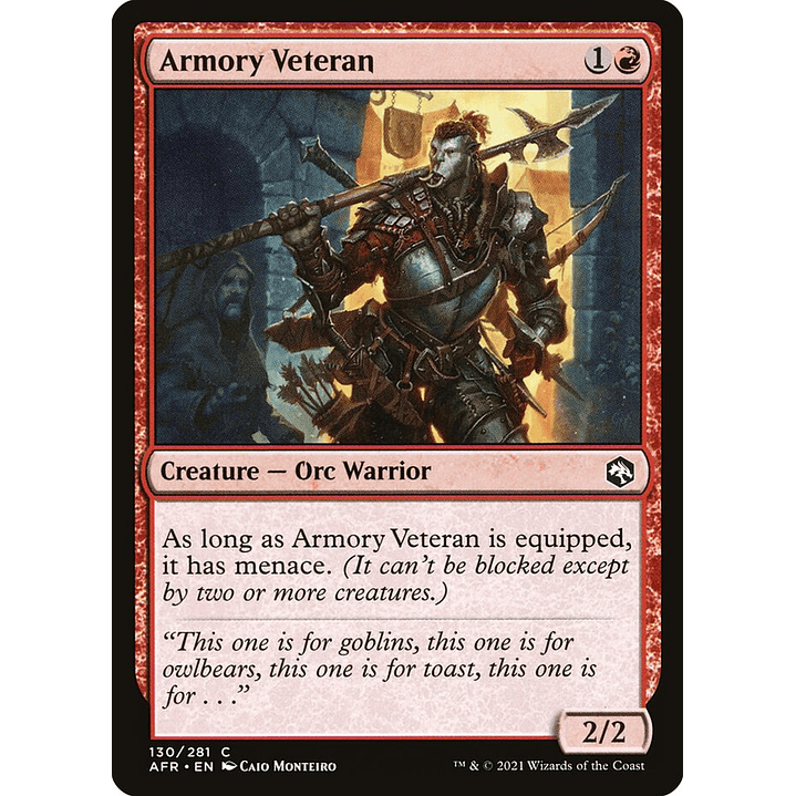 Armory Veteran | Inglés | NM | AFR 1