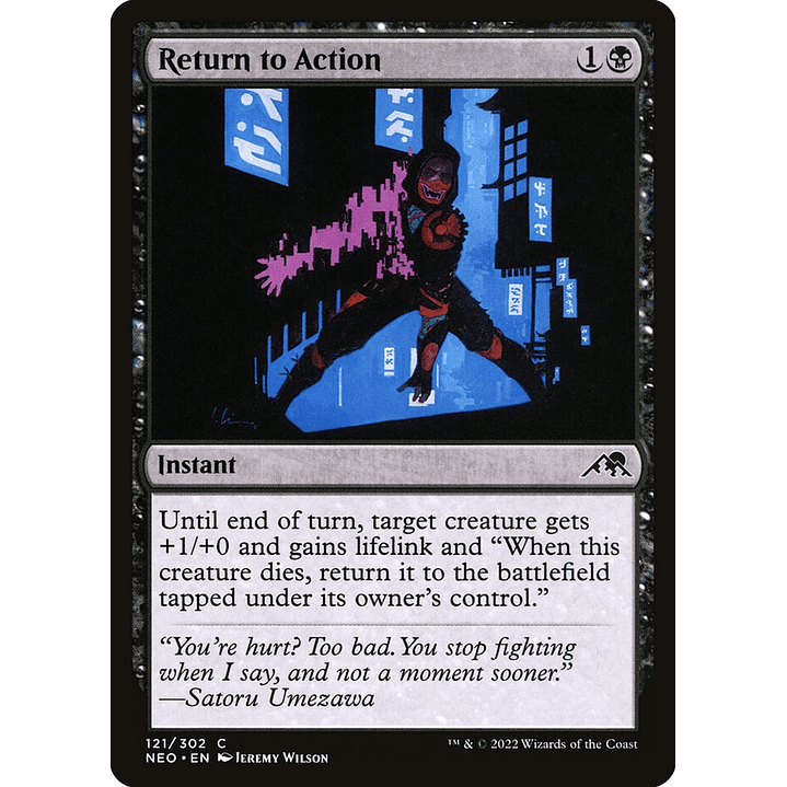 Return to Action | Español | NM | NEO 1