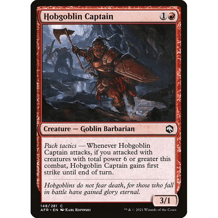 Hobgoblin Captain | Inglés | NM | AFR 1