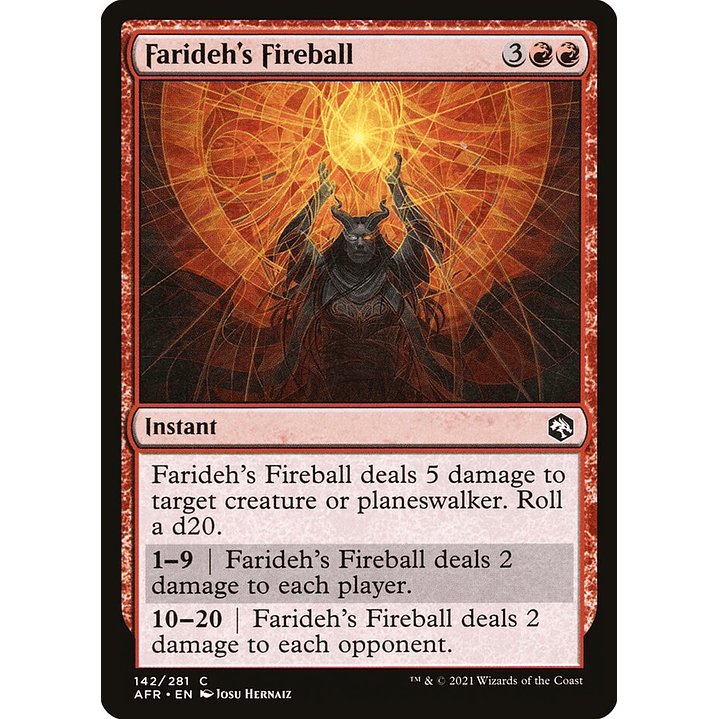 Farideh's Fireball | Inglés | NM | AFR 1