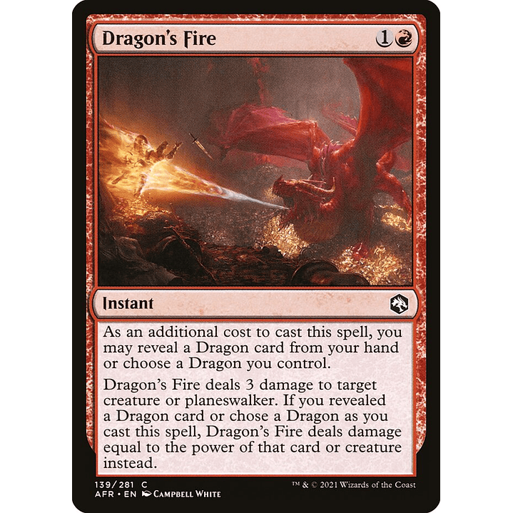 Dragon's Fire | Inglés | NM | AFR 1