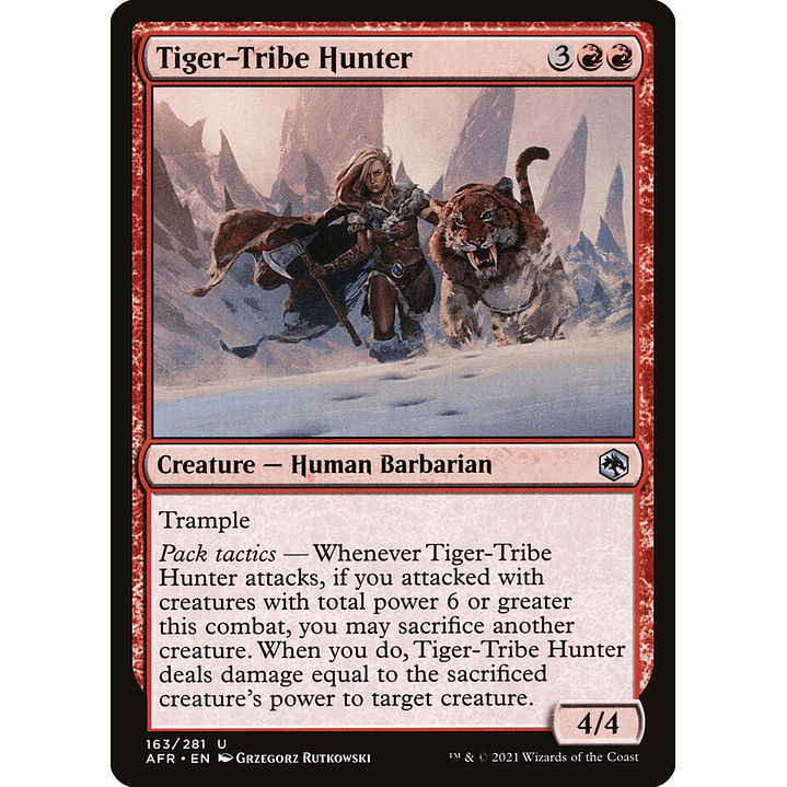 Tiger-Tribe Hunter | Inglés | NM | AFR 1