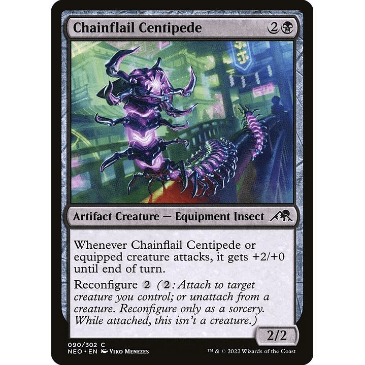 Chainflail Centipede (foil) | Inglés | NM | NEO 1