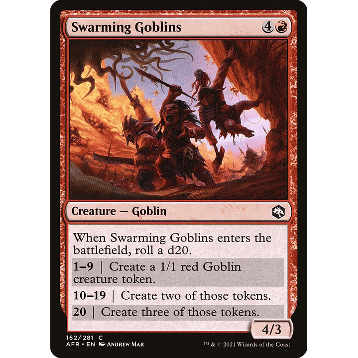 Swarming Goblins | Español | NM | AFR 1