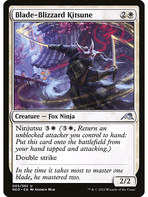 Blade-Blizzard Kitsune | Inglés | NM | NEO
