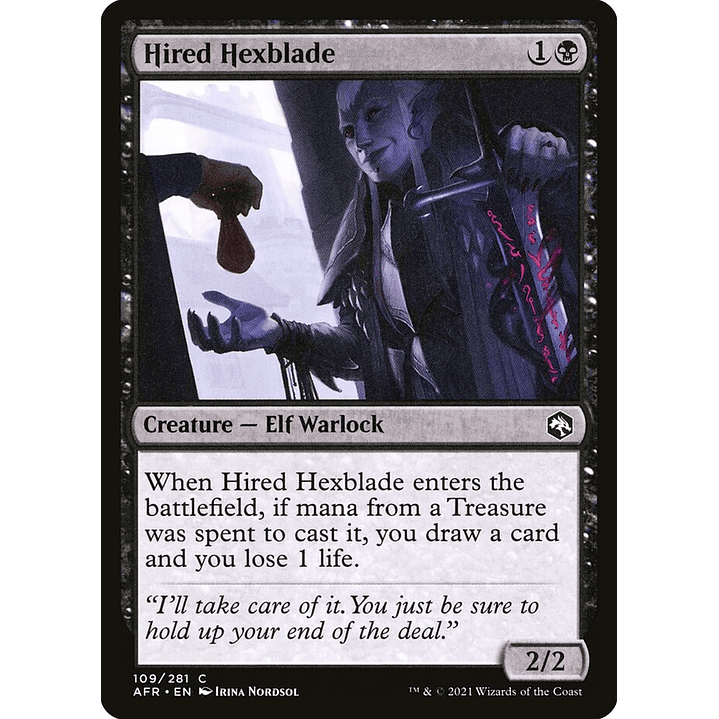 Hired Hexblade | Inglés | NM | AFR 1