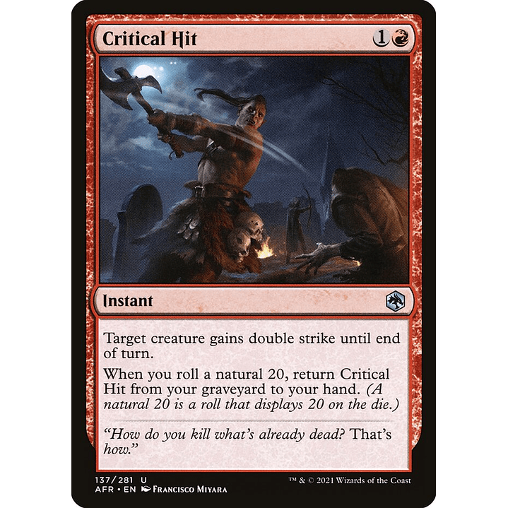 Critical Hit | Inglés | NM | AFR 1