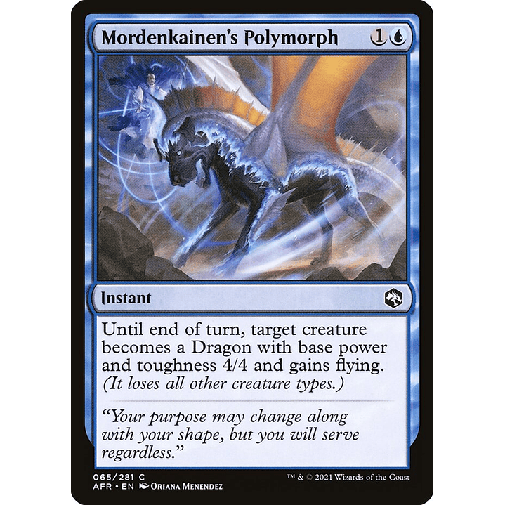 Mordenkainen's Polymorph | Inglés | NM | AFR 1