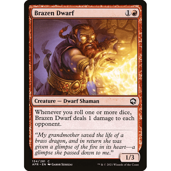 Brazen Dwarf | Inglés | NM | AFR 1