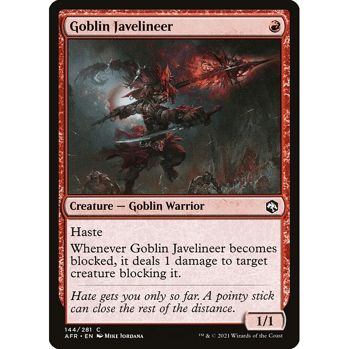 Goblin Javelineer | Inglés | NM | AFR 1