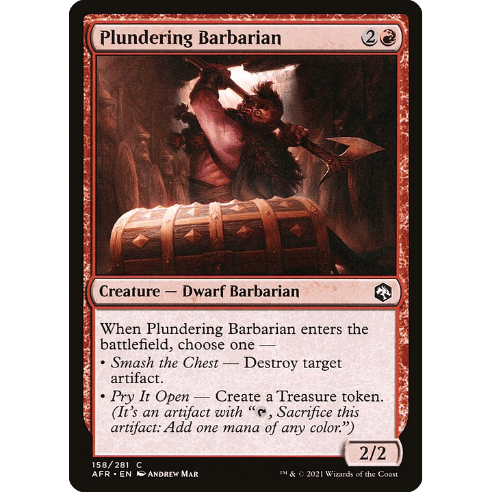 Plundering Barbarian | Español | NM | AFR 1