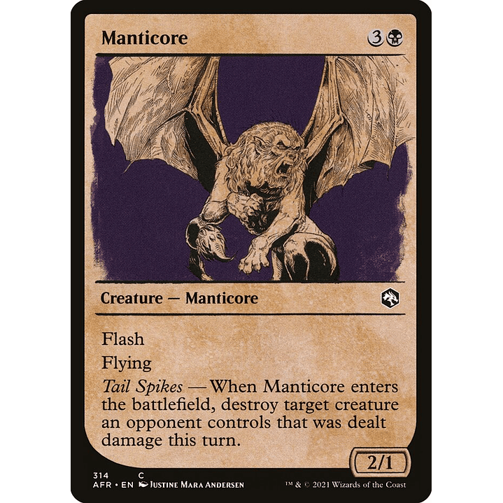 Manticore (Showcase) | Español | NM | AFR 1
