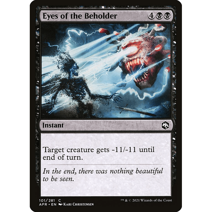 Eyes of the Beholder | Español | NM | AFR 1