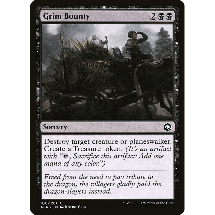 Grim Bounty | Inglés | NM | AFR 1