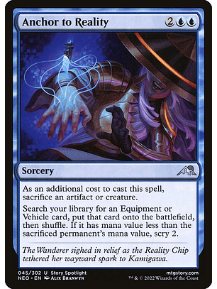 Anchor to Reality (foil) | Inglés | NM | NEO